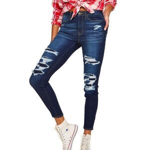 SO Low-Rise Ripped Ankle Jeggings Size 9/29W